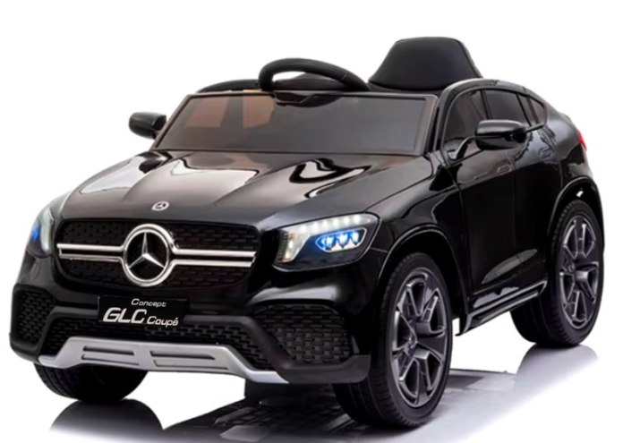 Czarny Mercedes GLC Coupe na Akumulator 4x4 z Baterią Litowo-Jonową